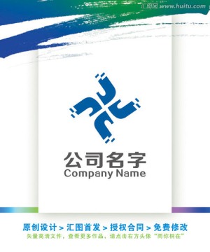 JX字母科技数码LOGO