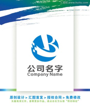 B字母扬帆起航LOGO