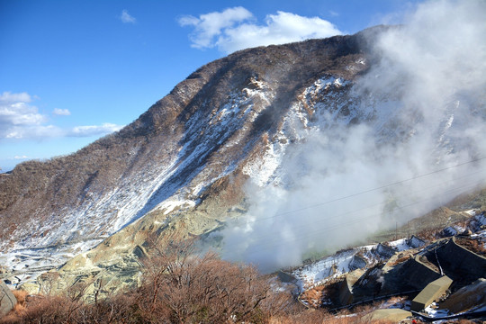 日本大涌谷火山温泉