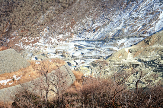 日本大涌谷火山温泉