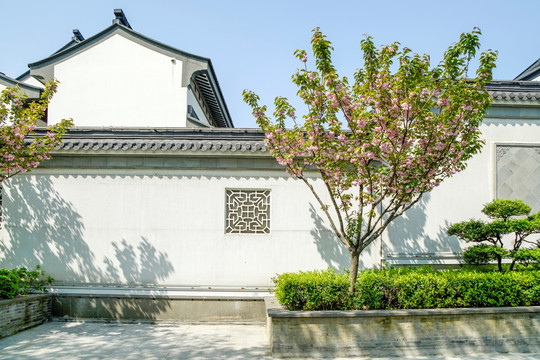 中式建筑围墙