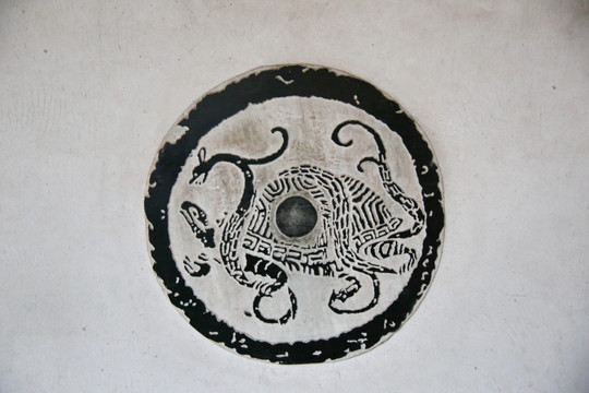 壁刻古代乌龟图案