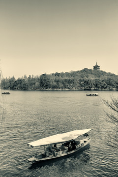西湖老照片 杭州西湖怀旧照片