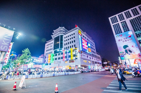 王府井大街夜景