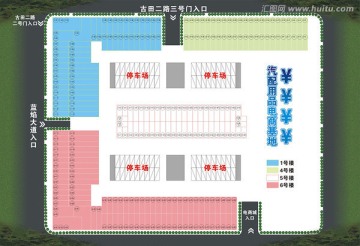 汽配城商户分布图