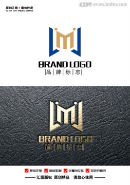 原创M地产金融装饰科技LOGO