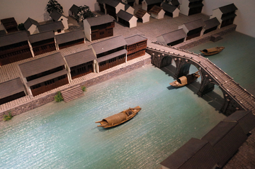 杭州桥西历史街区模型
