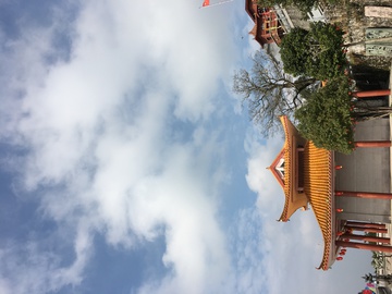 兴宁市旅游鸡鸣寺鸡鸣山古刹 