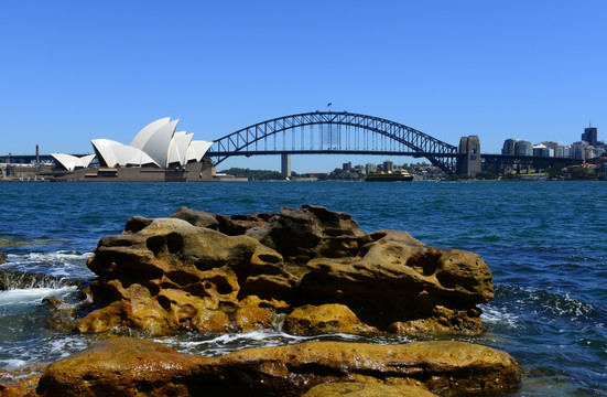 澳洲悉尼大桥 歌剧院 海蚀地形