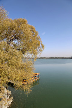 颐和园昆明湖秋景