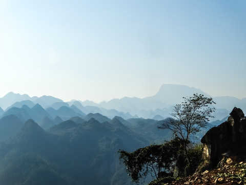 贵州娘娘山群峰