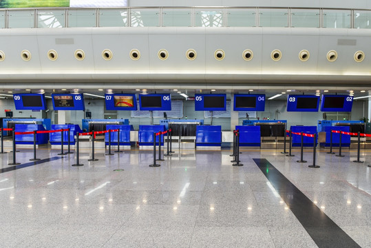 飞机场登记处 机场服务柜台