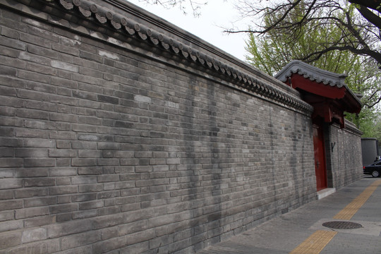 中式建筑墙