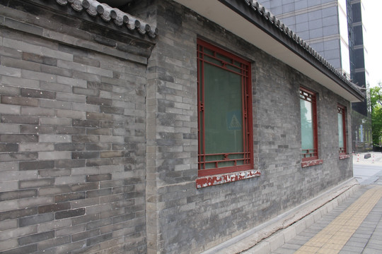 老式建筑墙