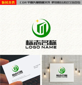 字母WM建筑地产logo