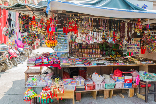 桂林正阳步行街旅游景区小商贩