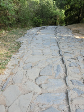 下山道 下山路 青石台阶