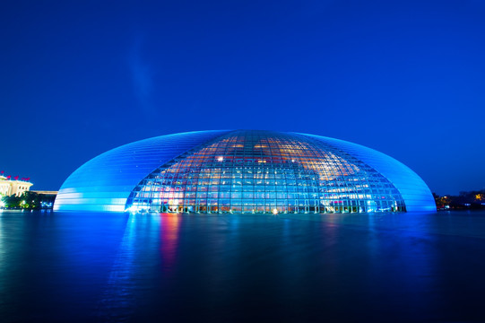 北京国家大剧院夜景