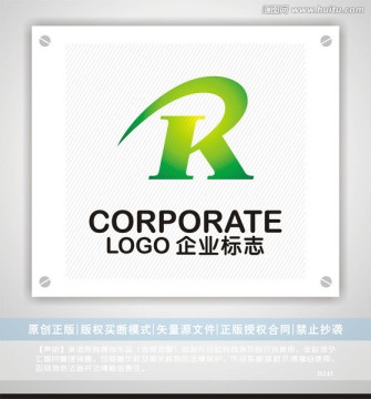 KR字母logo