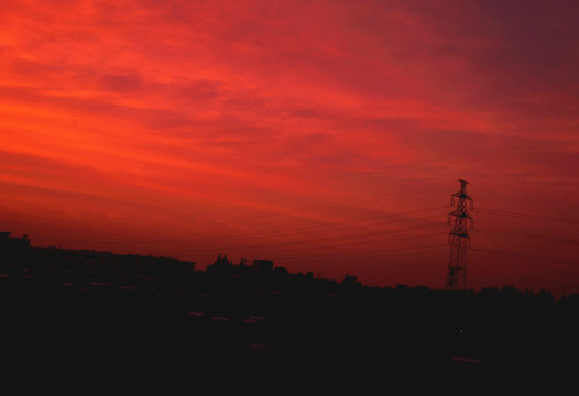 晚霞天空