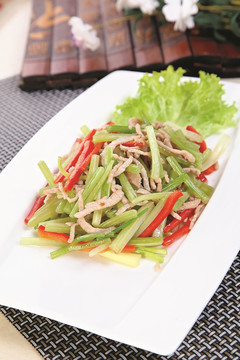 香芹肉丝