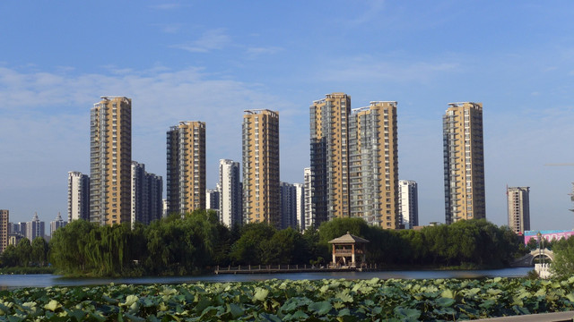 城市建设 高楼大厦 高层建筑