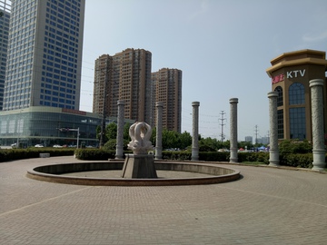 城市街头雕塑 雕像 街头 工艺