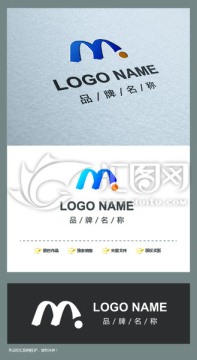 M公司logo企业标志