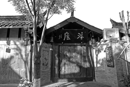 中式大门中式宅院大门