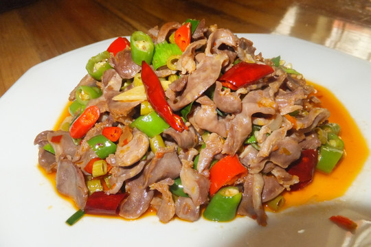 泡椒鸡杂