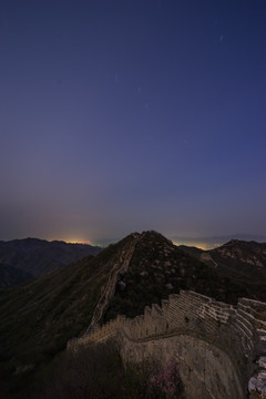 长城夜色 竖片