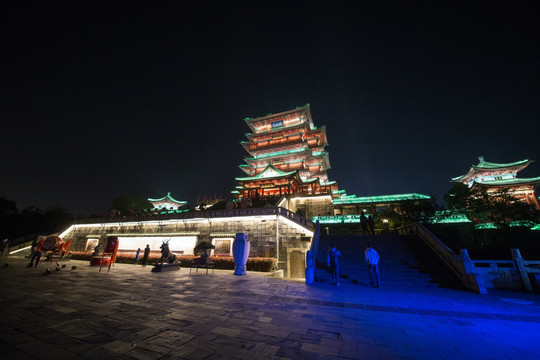 南昌岳阳楼夜景