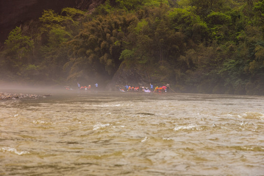 武夷山 漂流 烟雨