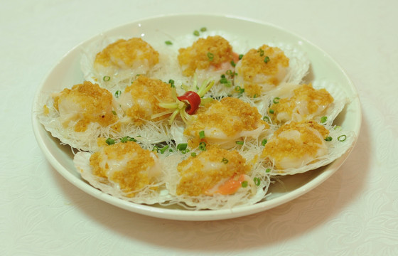蒜蓉粉丝蒸元贝