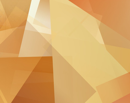 原创高清橙色立体几何抽象背景