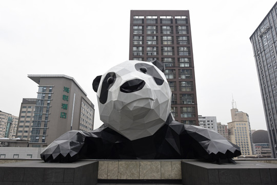 大熊猫雕塑 成都形象
