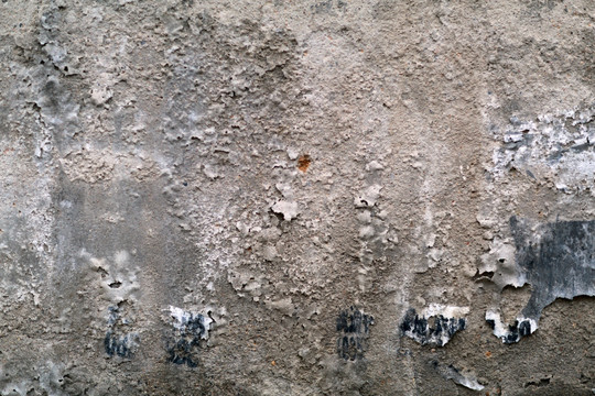 斑驳老墙
