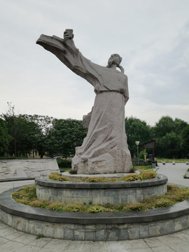 李白雕像