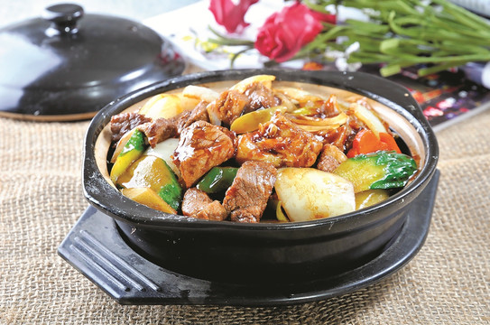 黄瓜牛肉煲