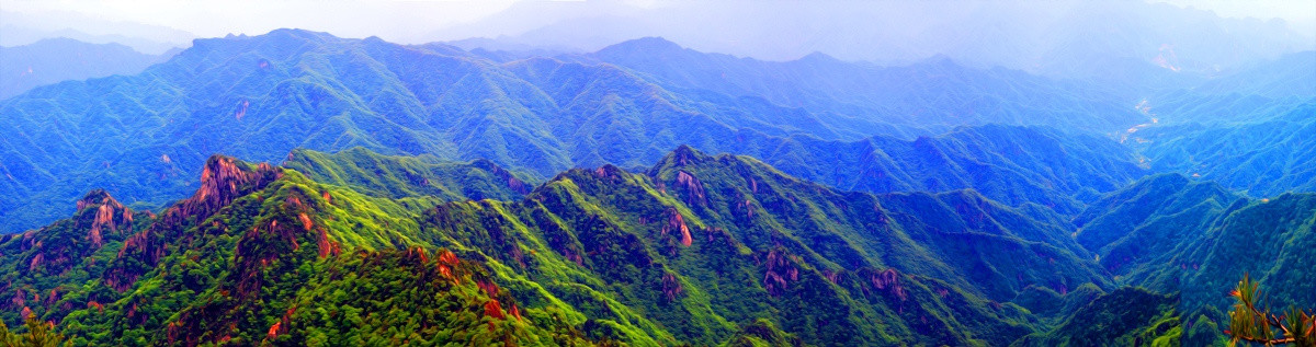 山川油画