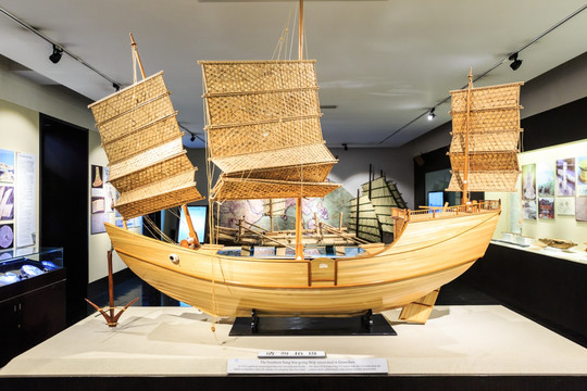 古代帆船 古代船模