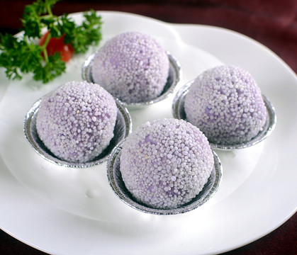 麦香紫薯果