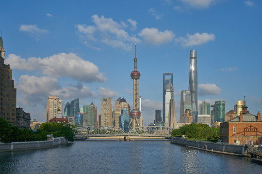 上海外白渡桥 上海风光 高清图