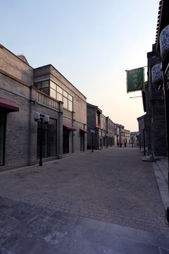 北京 大栅栏 京城 街市 灰砖