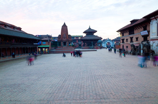 地震前的尼泊尔巴德岗杜巴广场