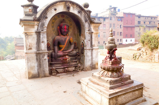 地震前的尼泊尔巴德岗杜巴广场