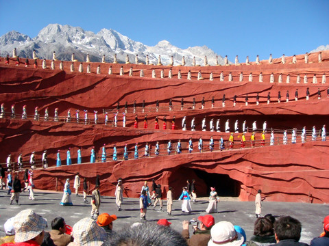 藏区  民俗表演
