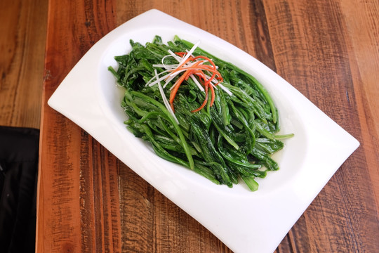 白灼油麦