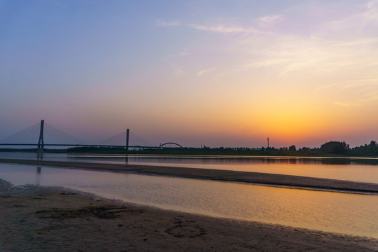 济南黄河日落 （22）