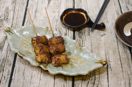 金针菇牛肉串